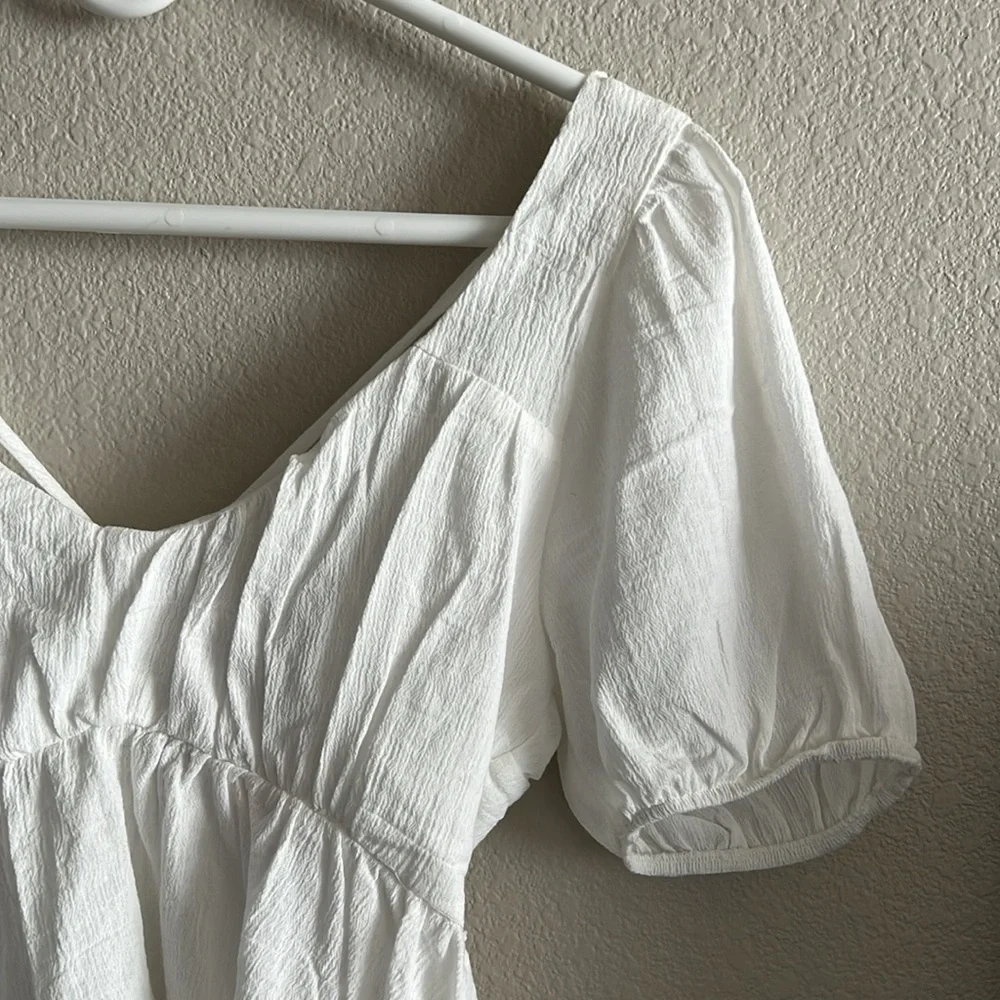 White babydoll top - Picture 2 of 7